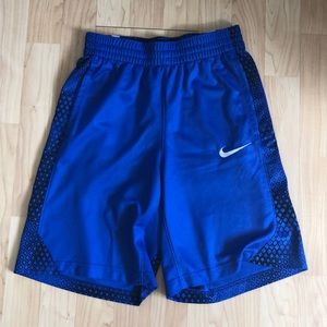 Blue boys athletic shorts